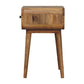 Avora 1-Drawer Mini Nightstand - Oak Finish