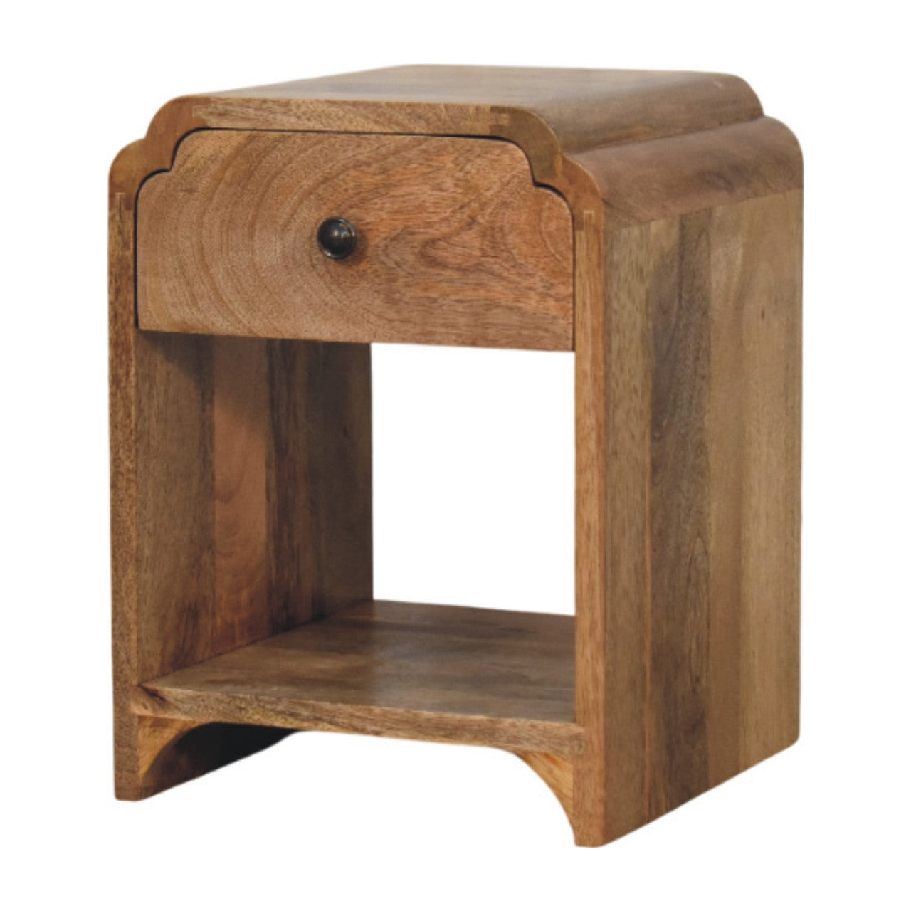 WillowStone Avora Mini Chestnut Nightstand with 1 drawer