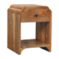 Avora 1-Drawer Mini Nightstand - Chestnut Finish