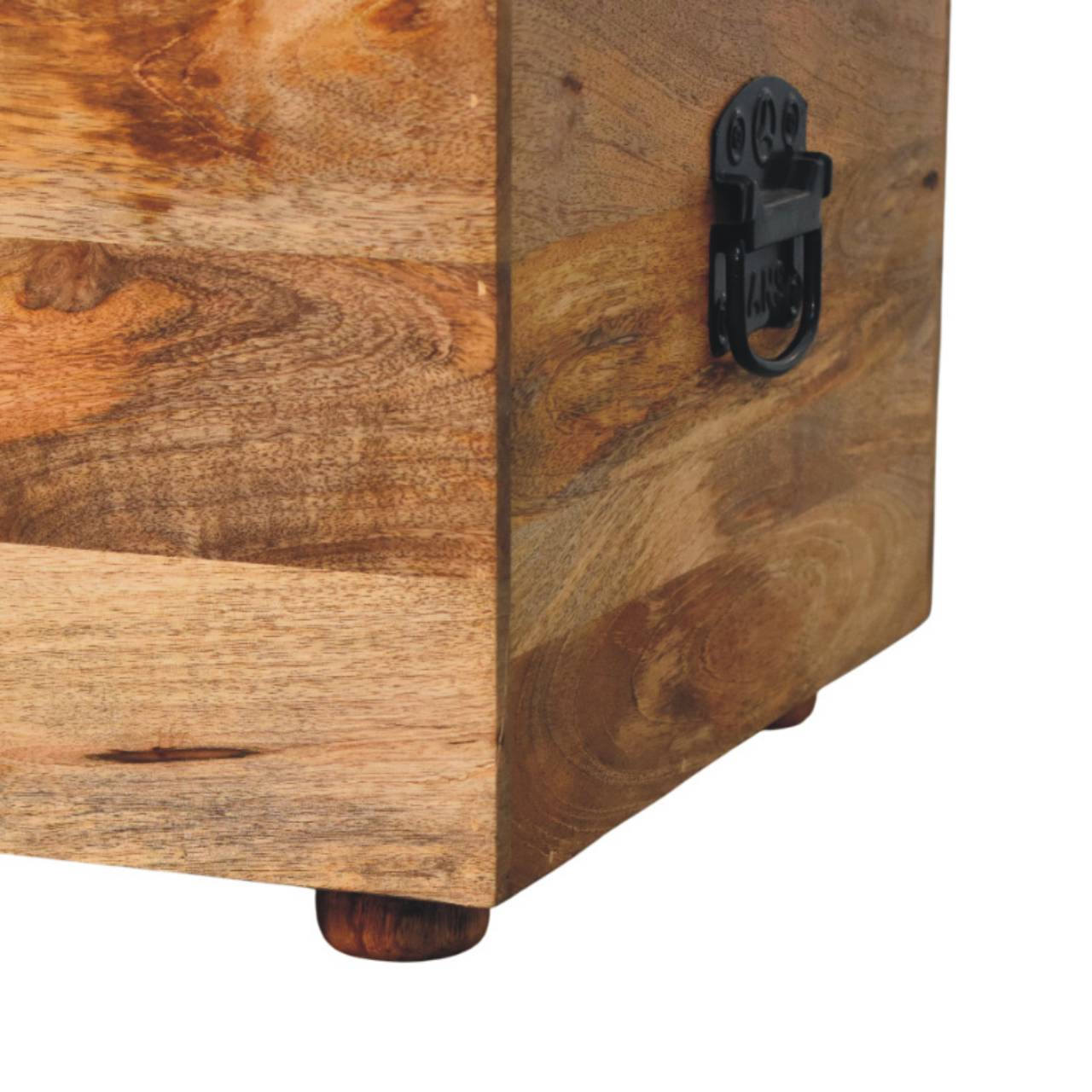 WillowStone Beige Buffalo hide leather Storage Trunk