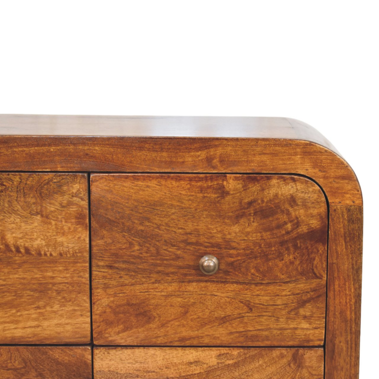 WillowStone Darcy 3 over 3 Drawer Chest in Chestnut Finish