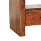 Darcy 3-Drawer Open-Shelf Media Unit - Chestnut Finish