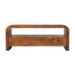Darcy 3-Drawer Open-Shelf Media Unit - Chestnut Finish
