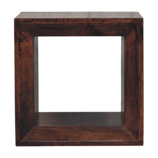 WillowStone Solis Open California Walnut Side Table