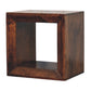 Solis Side Table - California Walnut Finish