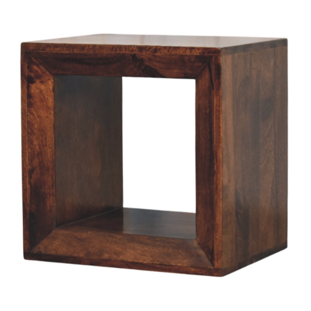 WillowStone Solis Open California Walnut Side Table