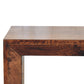 Solis Side Table - California Walnut Finish