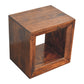 Solis Side Table - California Walnut Finish