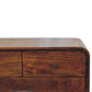 Avora 3-Drawer Nightstand - Chestnut Finish