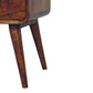 Avora 3-Drawer Nightstand - Chestnut Finish