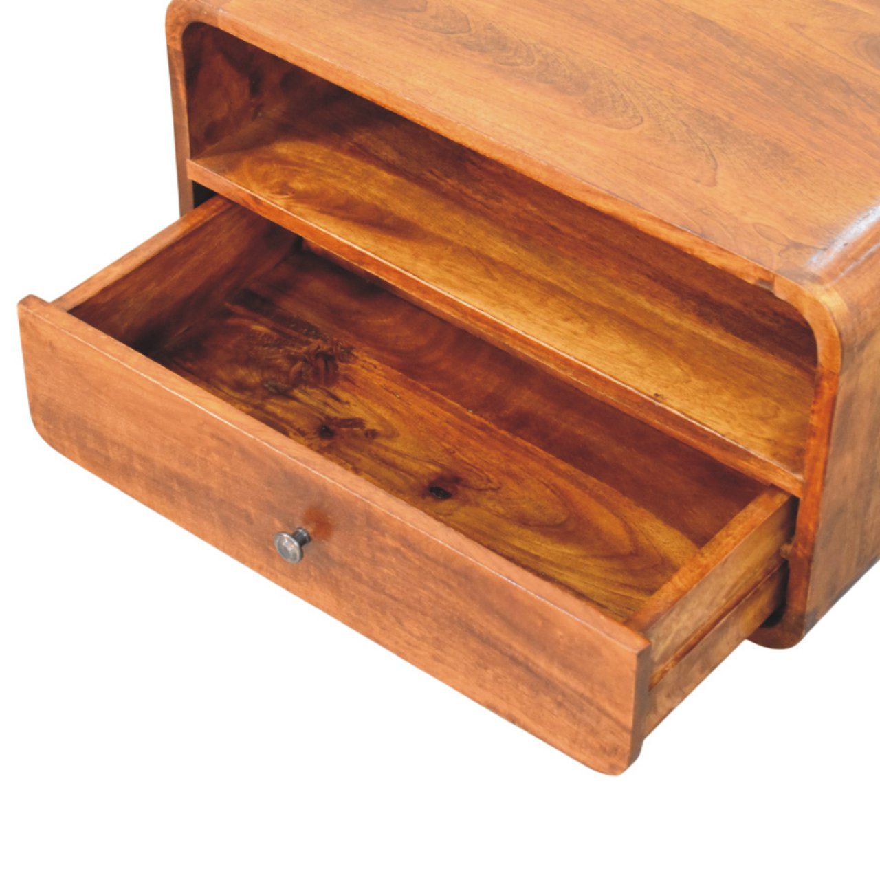 WillowStone Avora Wall-Mounted Chestnut Nightstand
