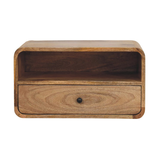 WillowStone Avora Wall-Mounted Oak-ish Nightstand