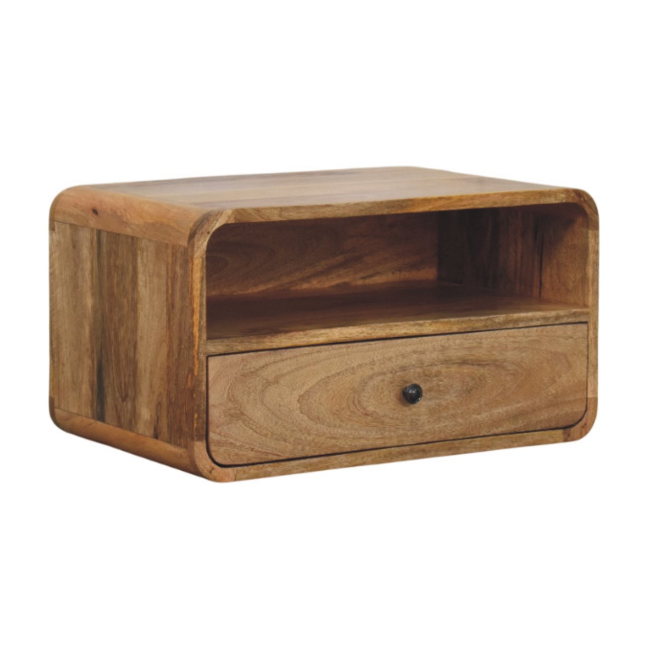 WillowStone Avora Wall-Mounted Oak-ish Nightstand