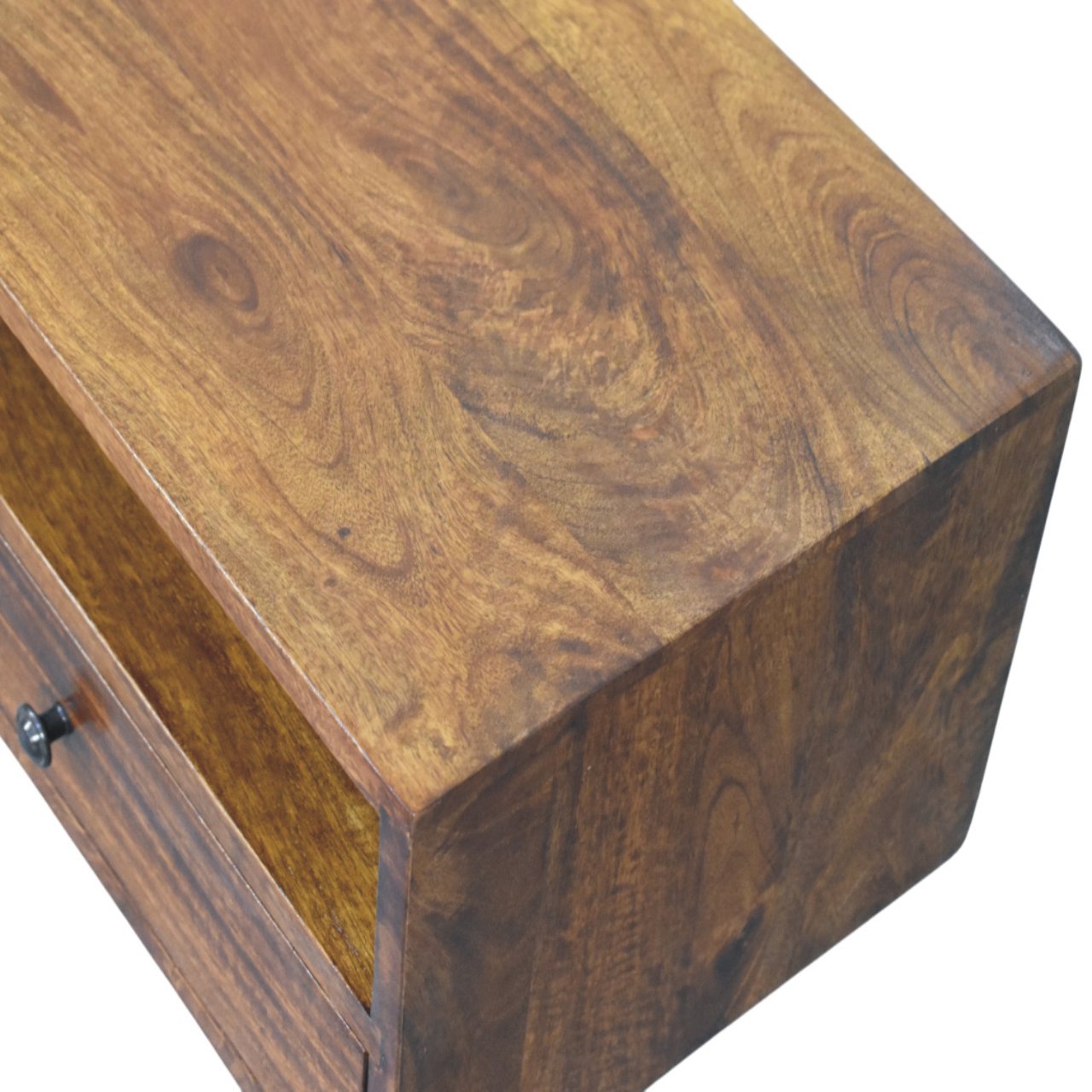 WillowStone Lunar 2 Drawer Chestnut Wall Mounted Media Unit