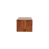 Lunar 2 Drawer Chestnut Wall Mounted Media Unit