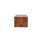 Lunar 2 Drawer Chestnut Wall Mounted Media Unit
