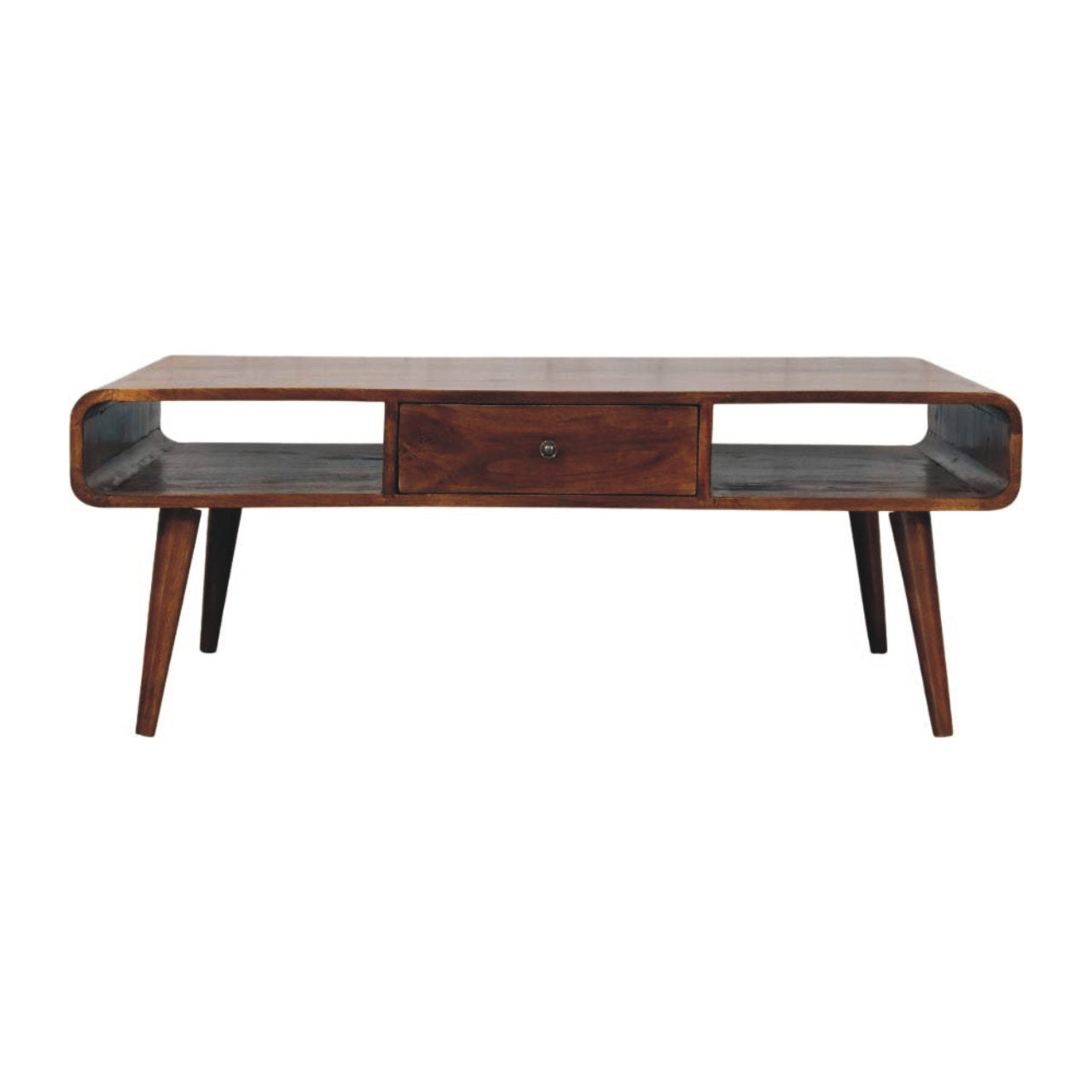 WillowStone Avora 2 Drawer Chestnut Coffee Table