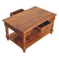 2-Drawer Coffee Table - Chestnut Finish