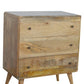Curved Chest - Oak Finish