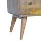 Curved Chest - Oak Finish