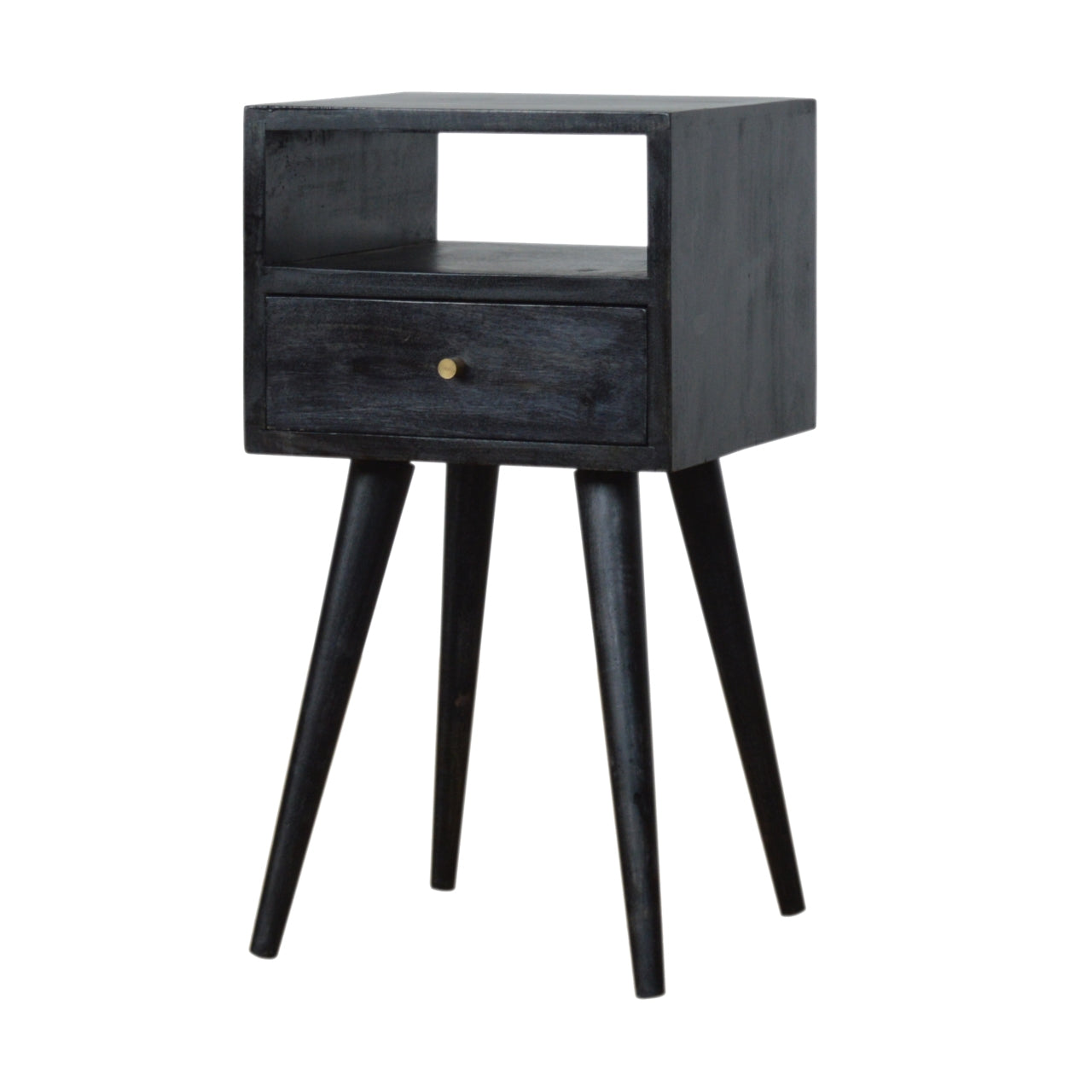 Mini Ash Black Nightstand