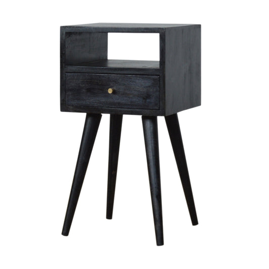 Mini Ash Black Nightstand