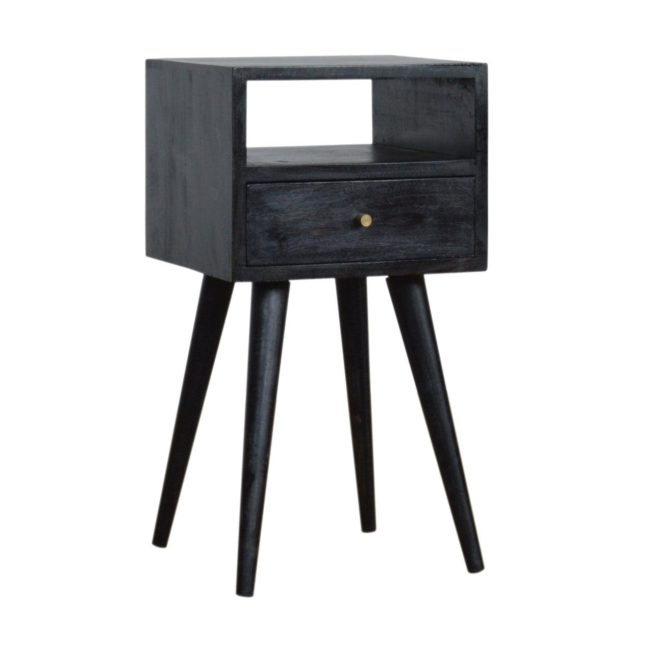 Mini Ash Black Nightstand