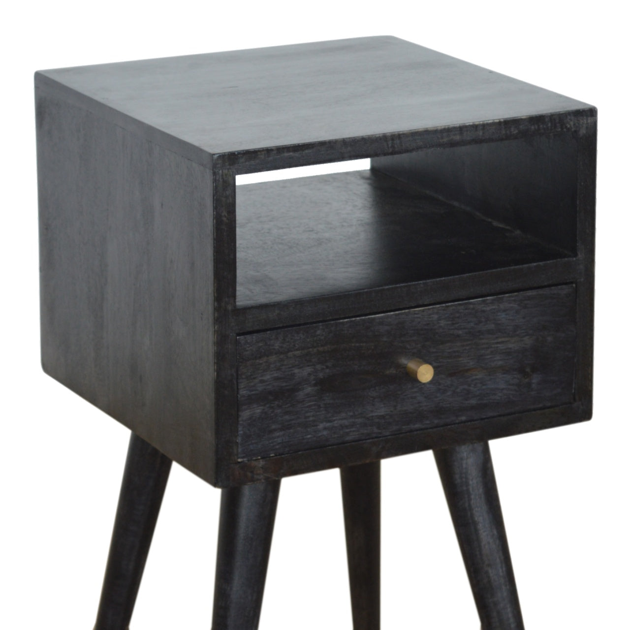 Mini Ash Black Nightstand