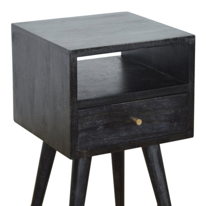 Mini Ash Black Nightstand
