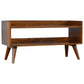 Nordic Storage Bench - Chestnut Finish