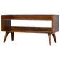 Nordic Storage Bench - Chestnut Finish