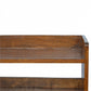 Nordic Storage Bench - Chestnut Finish
