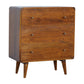 Curved Chest - Chestnut Finish