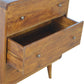 Curved Chest - Chestnut Finish