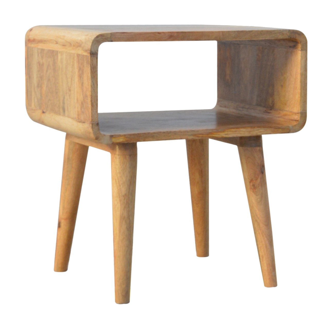 WillowStone Curved Open nightstand