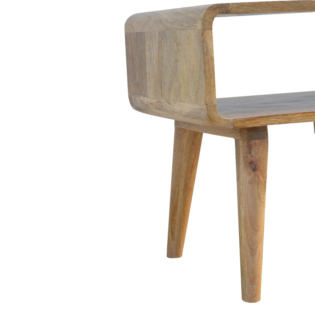 WillowStone Curved Open nightstand