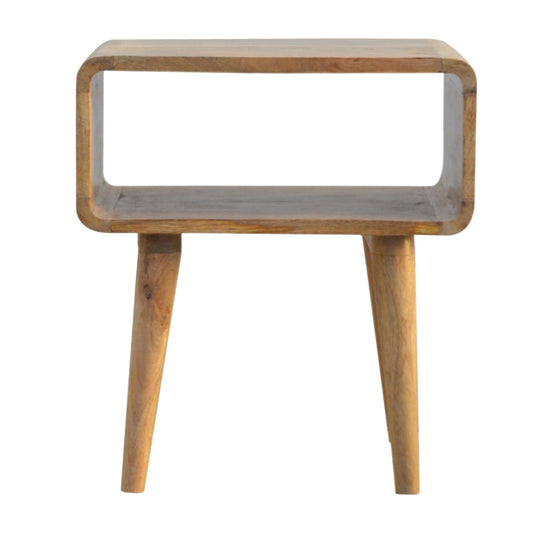 WillowStone Curved Open nightstand