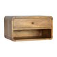 Floating Open-Slot Nightstand