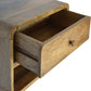 Floating Open-Slot Nightstand