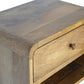 Floating Open-Slot Nightstand