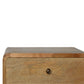 Curved Nightstand - Oak Finish