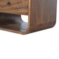 2-Drawer Nightstand - Chestnut Finish