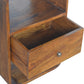 2-Drawer Nightstand - Chestnut Finish